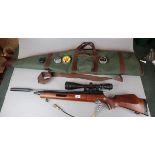 Air rifle - gas filled with scope - Air Arms S310