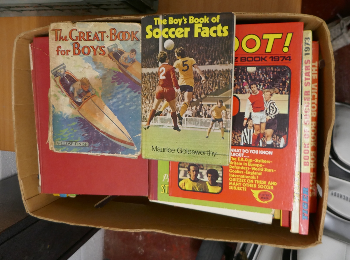 Collection of books - Mostly soccer annuals