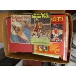 Collection of books - Mostly soccer annuals