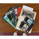 Collection of sporting magazines / programs to include Formula 1 & The Holy Warrior Muhammad Ali