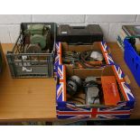 Collection of jewellers tools to include bench motor