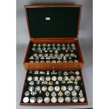 Cased silver medallions - Great British Regiments - The Birmingham Mint's tribute to the 52 time-