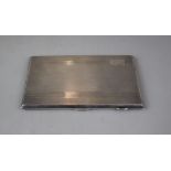 Hallmarked silver cigarette case - Approx weight 235g