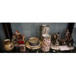 Collection of ceramics to include mainly Capodimonte