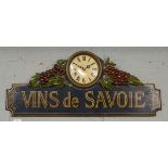 Vins de Savoie wall clock by Dewberry London