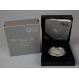 2013 Prince George The Royal Birth St George and the Dragon UK £5 Silver Proof Coin in box with COA