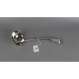 Hallmarked silver ladle - Approx 242g