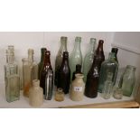 Collection of early bottles