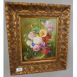 Signed oil on board - Still life by Robert Dumont-Smith - Approx IS: 23cm x 29cm