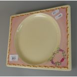 Clarice Cliff rectangular plate