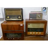 Collection of antique radios