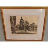 Etching James Priddy St Philips Cathedral