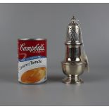 Hallmarked silver sugar powder shaker - Approx 167g