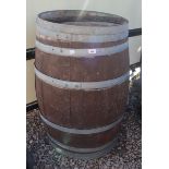 Wooden beer barrel