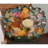 Floral fire screen