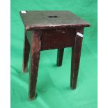 Victorian jeweller's wooden stool