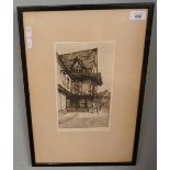 Etching Dorothy Sweet The Ancient House Ipswich