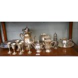 Collection of silver plate