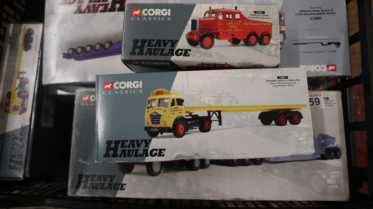 Collection of boxed Corgi Classics Heavy Haulage die cast vehicles - Bild 8 aus 12