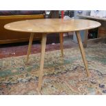 Ercol blonde elm round table