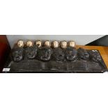 Seven Sins baby wall plaque - Approx size: 70cm x 23cm together with Seven Sins pipe-rack