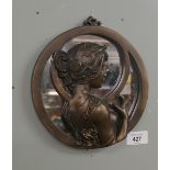 Art Nouveau style mirror