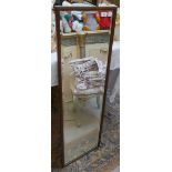 Oak frame bevelled glass mirror