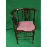 Antique corner chair