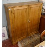 Antique pine cabinet - Approx size: W: 118cm D: 47cm H: 128cm