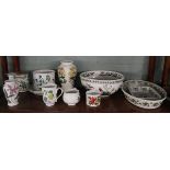 Collection of Portmeirion Botanical Garden pottery etc