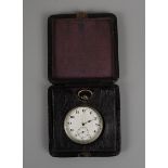 Cased pocket watch