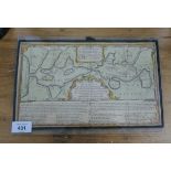 Antique Road of Love map dated 1812