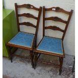 Pair of antique bedroom chairs