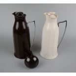 Pair of Bakelite thermal jugs