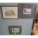 3 prints - Haythorpe House