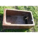 Stone trough