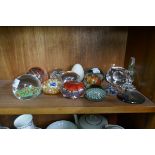 Collection of paperweights