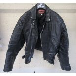 Leather biker's jacket