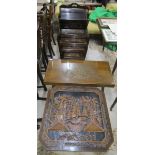 Collection of Oriental furniture to include occasional table, nest of tables, side table and