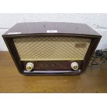 Stella Bakelite valve radio - working