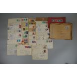 Stamps - Germany 1950s commercial covers