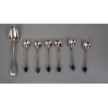 Collection of hallmarked silver spoons