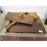 Collection of 5 Vintage Wooden Moulding Planes - including Marples, Parker, and Mathieson