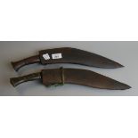 2 antique Kukri's