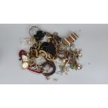 Collection of costume jewellery