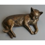 Frith sculpture - Contented cat by Paul Jenkins
