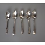 4 hallmarked silver teaspoons