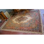 Large patterned rug - Approx size: 250cm x 330cm