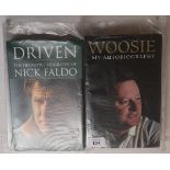 2 signed books - Nick Faldo & Ian Woosnam