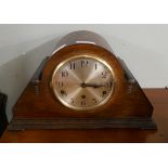 Mahogany mantel clock